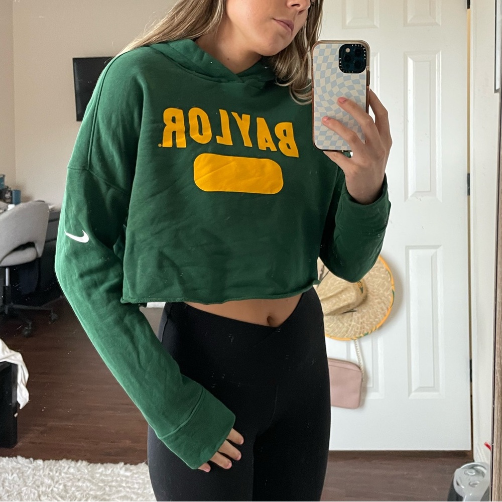 Nike Baylor Cropped Hoodie
